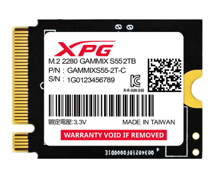 Dysk SSD ADATA 2TB M.2 2230 PCIe Gen4 NVMe GAMMIX S55